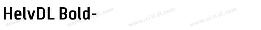 HelvDL Bold字体转换